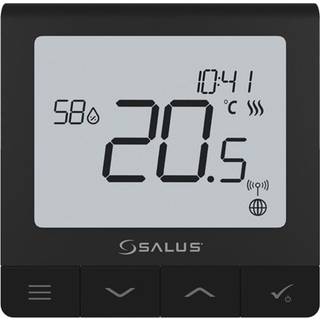 Salus Rumtermostat Quantum SQ610BRF trådløs, sort