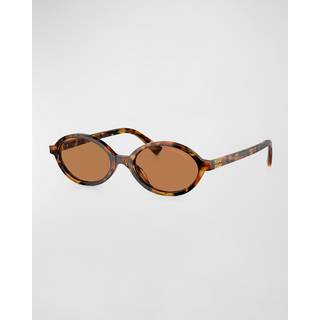 Miu Miu MU04ZSF Asian Fit 19P2Z1 50 Solbriller Kvinder Tortoiseshell - Honey Yellow Tortoise - 50mm