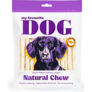 Twisted Rawhide Sticks Plain - 30-pak / 12 cm