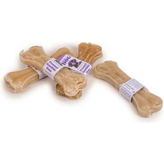 Pressed Rawhide Chew Bone Natural - S (12 cm)