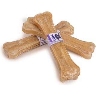 Pressed Rawhide Chew Bone Natural - M (21 cm)