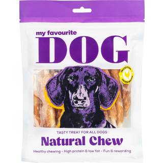 Twisted Rawhide Sticks XL Chicken - 8-pak / 17 cm