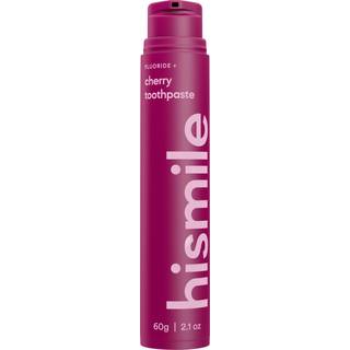 Hismile - Fluor+ - Tandpasta Med Kirsebærsmag - Toothpaste Cherry - For Women