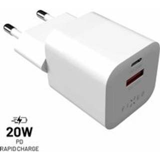 FIXED Dobbelt Mini Opladningsadapter USB-C/USB-A