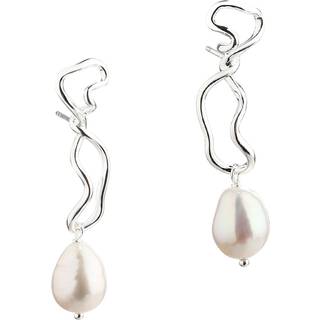 CURLY BODIL EARSTUD | SILVER