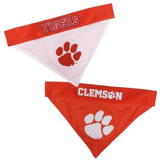 Pets First Collegiate Pet Accessories Vendbar bandana Clemson Tigers St?rrelse XX-Large