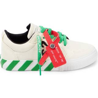 Off-White Kids Low Vulcanized leather sneakers - green - EU 33