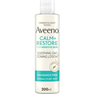 Aveeno calm-restore soothing oat toning lotion for sensitive skin 200ml