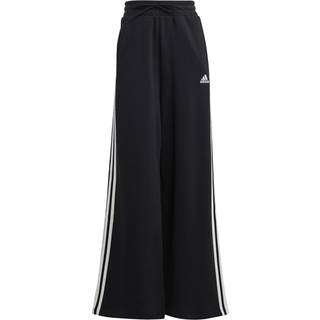 adidas adidas Black Essentials 3 Stripe Wide Leg Joggers