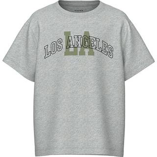 NAME IT Løs T-Shirt Valix Light Grey Melange