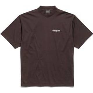 Balenciaga Printed cotton jersey T-shirt - brown - XS