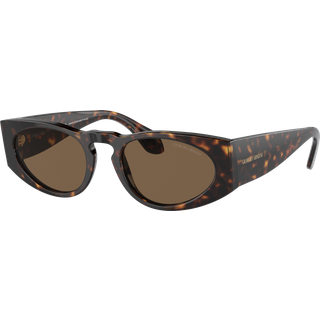 Giorgio Armani Mand AR8216 612473 Solbriller Acetat Skildpadde Brun Firkantet Normal