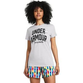 Under Armour Pride Women's Short Sleeve Mod Gray Light Heather / Black XL
