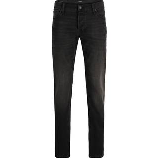 JACK AND JONES Herre Glenn Sq354 Slim Jeans Vasket Sort