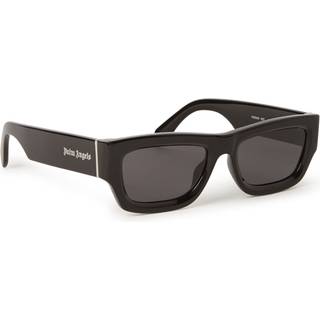 PALM ANGELS Unisex PERI048 Auberry 1007 black Solbriller Acetat Sort Grå Firkantet Normal