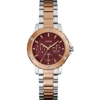 Guess GW0723L2 Mist Rød/Rosaguldtonet stål Ø36 mm