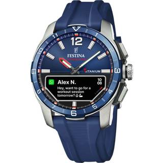Festina Connected D F23000/1 - Herre - 44 mm - Digitalt - Quartz m. Oplader - Safirglas