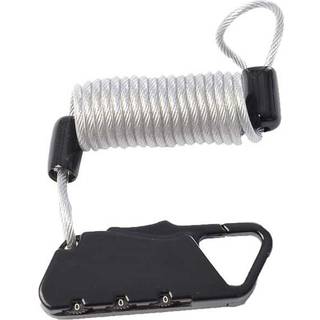 OXC Pocket Lock Kabellås 2,2x900mm - Sort