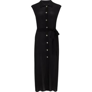Pour Moi Pour Moi Ærmeløs Rynket Maxi Strandskjorte