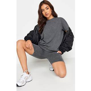 PixieGirl Petite Acid Wash T-shirt shorts'sætEU 42 Petite (UK 14 P)