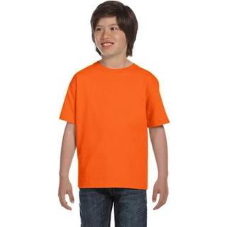 Gildan Youth 5.5 oz. 50/50 t-shirt xs s orange