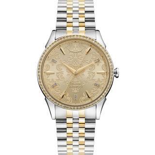 Vivienne Westwood The Wallace Champagne Dial Two Tone Stainless Steel Bracelet Ladies Watch VV208CPSG