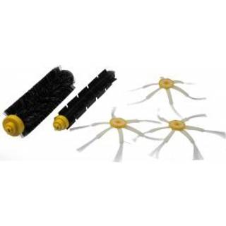 3x6-Arm Sidebørste + 1x rengøringsbørster-Sæt til iRobot Roomba 700/760/770/780