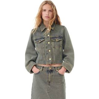 Overdyed Heavy Denim Jacket - Shitake