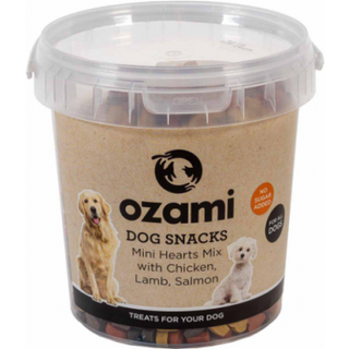 Ozami - Bløde godbidder – Mini hjerter 500g.