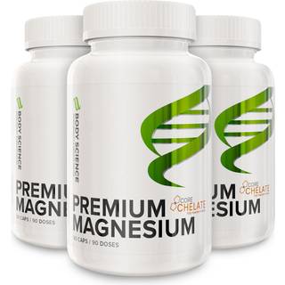 Body Science Premium Magnesium - 90 kpl - Mineraler, kosttilskud