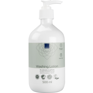 Vaskecreme, ABENA, 500 ml, uden farve og parfume, vask uden vand, 1 stk, Personlig pleje,