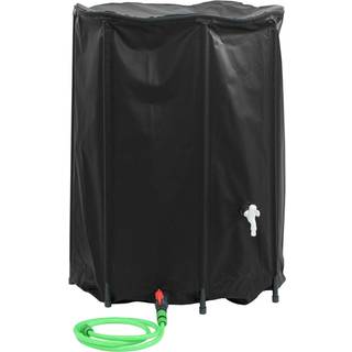 Sammenklappelig Regnvandsbeholder - Sort / 1350 l