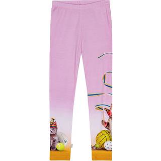 Molo GOTS Niki Leggings Sporty Cats 98 cm  Lyserød  98 cm  kvinde