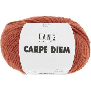 Lang Yarns Carpe Diem 0159 Indhold: 70% Extrafine ny merinould, 30% alpaca Vægt/længde: 50 g = 90 meter Anbefalede pinde: 6 mm Strikkefasthed: 10 x 10 cm = 16 m x 22 p Vask: Maskinvask 30 °c / Tåler ikke tørretumbling.