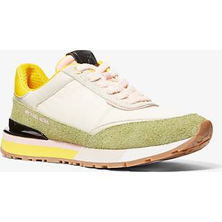 MK Nova Suede and Nylon Trainer - Pink - Michael Kors - EU 36.5