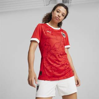 Women&#39;s Puma Austria 2024 Home Jersey, Red, Size XL, Sport - Chili Pepper - XL