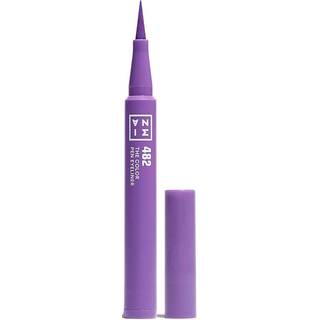 3INA The Color Pen Eyeliner Mini Eyeliner Pen Skygge 482 - Purple 0,6 ml - 0,6 ml