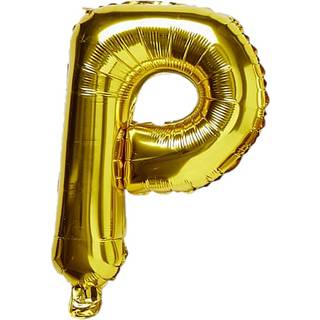 Folieballon "P" 33 cm - flere varianter - assorteret (På lager i butik)