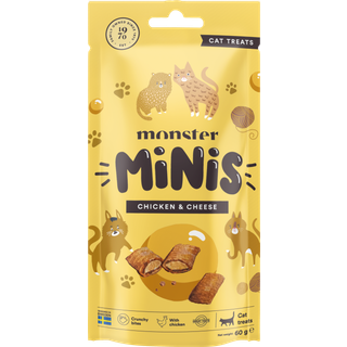 Monster Cat Minis Kylling & Ost - 60 g