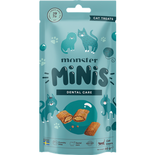 Monster Cat Minis Tandpleje - 60 g