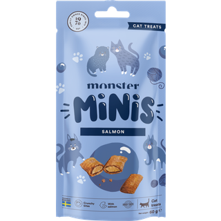 Monster Cat Minis Laks - 60 g