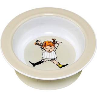 Rätt Start Pippi Cirkus sugekopstallerken Ø15,5 cm Beige