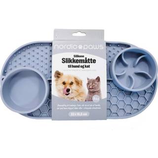 Slikkemåtte 3i1 32x16,5 cm grå