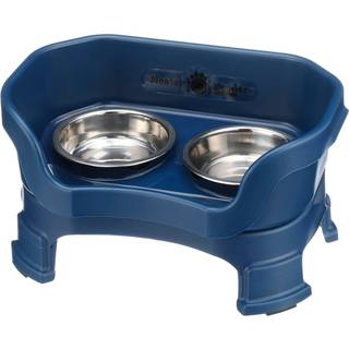 Neater Feeder Deluxe med benforl?ngelser til sm? hunde - Mess Proof Pet Feeder med rustfrit st?l mad og vandsk?le - dryppesikre ikke -tip og slip