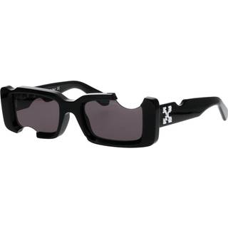 Off-White Unisex OERI006 Cady 1007 Black dark grey Solbriller Acetat Sort Grå Firkantet Normal