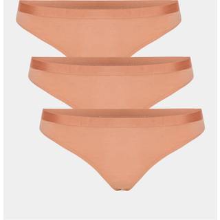 3 par tan nude bambus g-streng trusser fra Copenhagen Bamboo, L