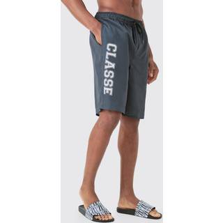 Mens Charcoal BHM Board Swim Short
