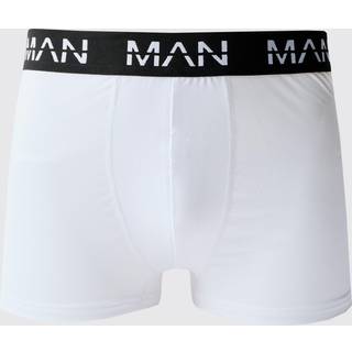 Mens White Man Active Performance Boxer