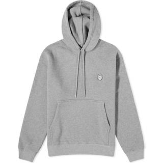 Maison Kitsune Fox Head Hoodie Grey