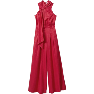 Reiss Selena Linen Blend Drape Buksedragt38